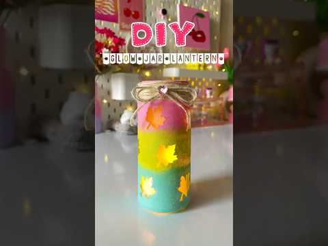 DIY Glass Jar Lantern | Easy Diwali Decoration Idea 🏮💫✨ #diy #shorts #ytshorts #viral #handmade