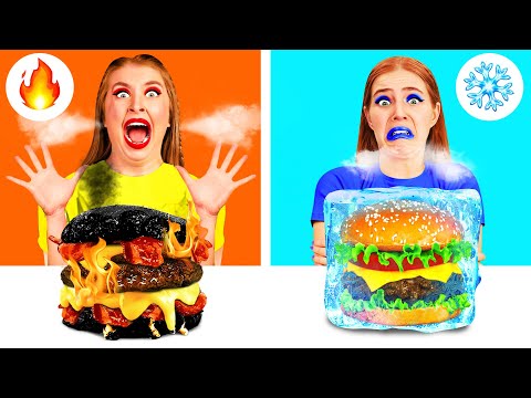 Desafío De Comida Caliente O Fría | Batalla Comestible por Fun Challenge