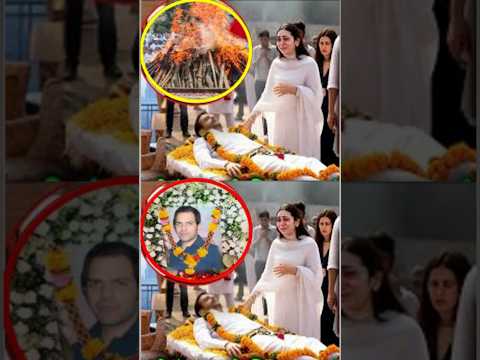 Karishma Kapoor gets emotional at ex husband Sanjay Kapoor Prayer Meet with Kareena Kapoor #short
