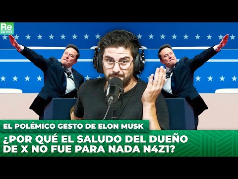 EL POLÉMICO GESTO DE ELON MUSK ¿POR QUÉ EL SALUDO DEL DUEÑO DE X NO FUE PARA NADA N4Z1?