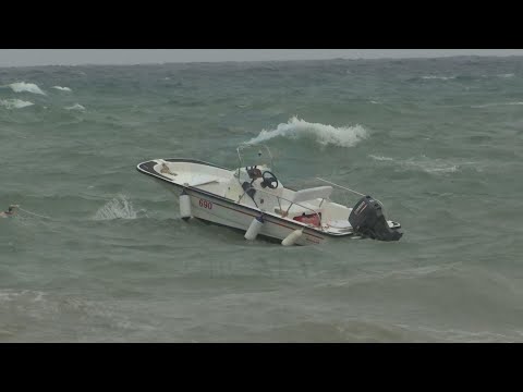 YouTube video thumbnail: Tropical Storm Jerry Brings Unsettled Weather to the Island