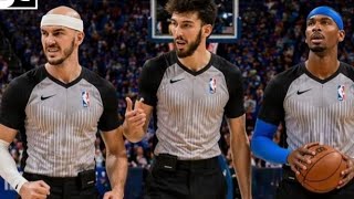 Okc be holding in grabbing all game but Lakers can't nba is scripted