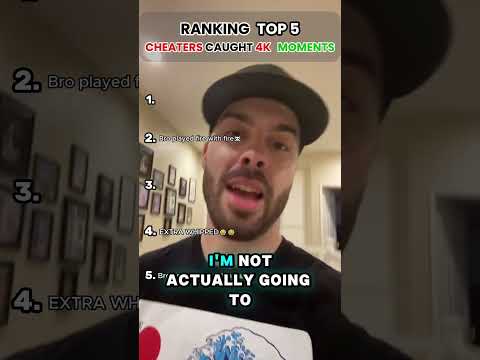 Ranking Top 5 Cheaters Caught 4k Moments  #rank #funny #ranking #shorts