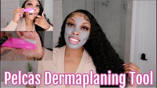 NIGHT TIME SKIN CARE ROUTINE  | FT. PELCAS DERMAPLANING TOOL