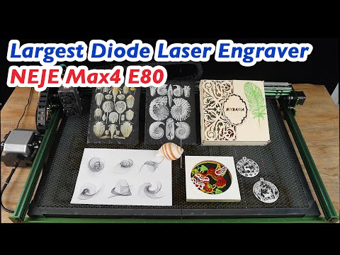 Largest Diode Laser Engraver- NEJE MAX4 E80