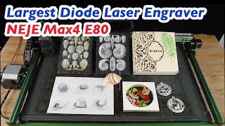 Largest Diode Laser Engraver- NEJE MAX4 E80