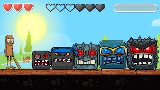 Red Ball 4 - Tung Tung Tung Sahur - All Bosses - Forward to Backwards - Superspeed Gameplay