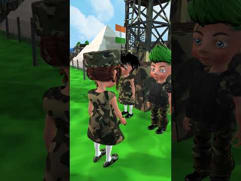 फौजी का दिमाग 🇮🇳|#Army #fauji #indianarmy #viral #trending #cartoon #viralshort