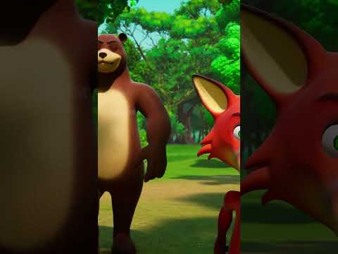भालू और लोमड़ी | Part 4 | Kids Animation Story | Kids Cartoon | Bhaaloo Aur Lomdi #shorts #bear #fox