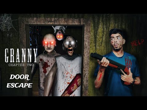 DOOR ESCAPE GRANNY CHAPTER 2 HORROR FULL GAMEPLAY || FROM GRANNY HOUSE IN MUJEEBDEAF