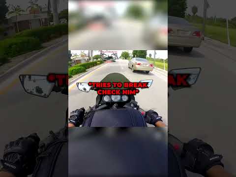 Road Rage With Crazy Karen Keeps Getting Worse Then The Biker Does This