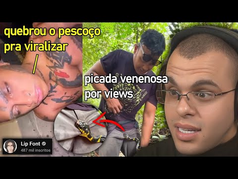 PESSOAS QUE PASSARAM DOS LIMITES TENTANDO VIRALIZAR NA INTERNET