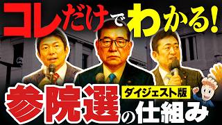 【コレだけでわかる！】参議院選挙の投票の仕方と仕組み