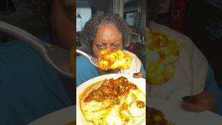 Country Girl…Let’s Get This Party Started Right! Shrimp & grits with a side of buttery biscuit!