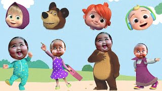 have fun finding Bear & Masha | Bear and the Masha Nursery Rhymes Kids Song | Masha & Bear 🐻