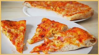 Pizza Tropicale Deliciosa: Bacon y Piña con Extra Queso | Receta Fácil (paso a paso) #491#