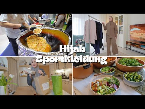 Hijab Sportkleidung Haul | Leckere Gemüse Bowle | Grüne Woche | VLOG