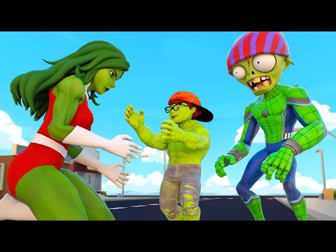 Nick Hulk Family VS Giant Zombie Monster|  Scary Teacher Unicorn 2025