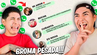 BROMA PESADA a EDSON FDB ENTRO a SU WHATSAPP Y LE DIGO a SU NOVIA QUE LE ENGAÑO *TERMINA LLORANDO*