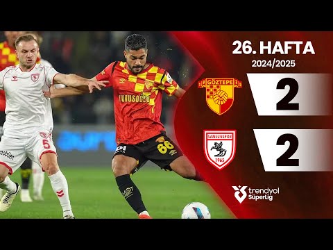 Göztepe (2-2) Samsunspor | 26. Hafta - Trendyol Süper Lig 2024/2025 Sezonu