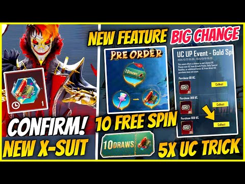 🔥Biggest Update | New X-Suit CONFIRMED | New Free UC Trick | 3.6 update GLOBAL GEM CONVERSION