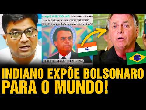 Especialista indiano viraliza ao expor os CRIMES e PRISÃO DE BOLSONARO e o BRASIL para o mundo! 😱 🇧🇷