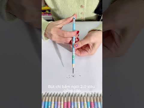 Bút chì bấm ngòi 2B loại to phù hợp với bé và mọi người ( Phần 2 ) - Văn phòng phẩm 861