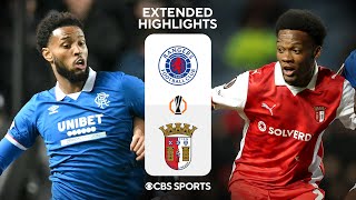 Rangers vs. Braga: Extended Highlights | UEL League Phase MD 5 | CBS Sports Golazo
