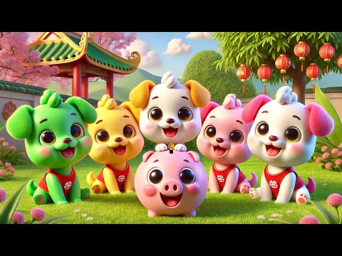 Bài Hát Tiếng Việt Chú Cún Con - Ca Nhạc Thiếu Nhi 4K Hay Nhất Cho Bé - Giúp Bé Ăn Ngon Miệng Hơn