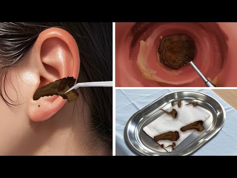 Relaxing Earwax Extraction | Ear cleaning | PUYA ASMR