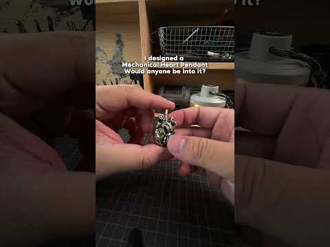 COPPERTIST.WU| Mechanical Heart Pendant