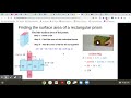 Exploring Surface Area of Prisms