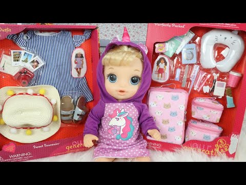 BONECA BABY ALIVE VAI VIAJAR!ARRUMANDO AS MALAS E A MINHA BONECA