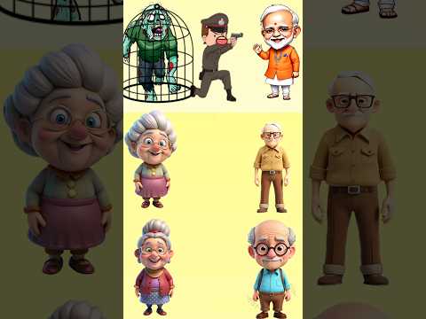 असली दादा दादी कौन से हैं👺🧟🦹~ mini wood toy - woodworking art skills / wood / hand crafts / #shorts