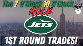 1st Rd Trade Mock Draft For the NY JETS/ 10 O'Clock Mock/ New York Jets Draft