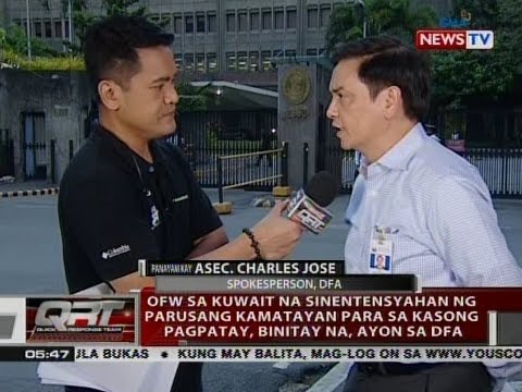 Panayam kay Asec. Charles Jose, DFA Spokesperson | Videos | GMA News Online