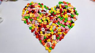 Satisfying gummy ball chocolate  candy ASMR
