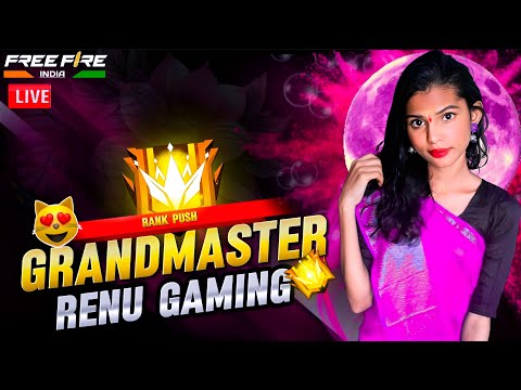 Rank Push with renu - FACECAM GIRL GAMER - Free Fire Live In Telugu - Garena Freee Fire #freefire