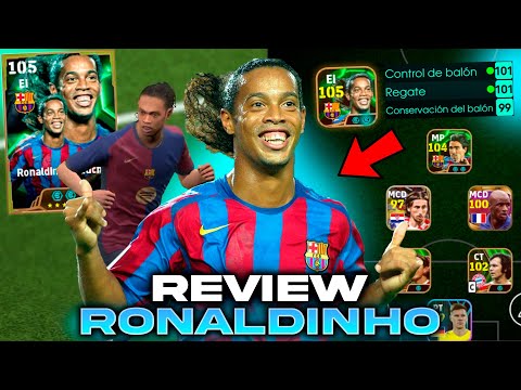 Así JUEGA RONALDINHO ÉPICO "Potenciado" de 105 🤩⚽ *Rotísimo* | EFOOTBALL 2025 Mobile