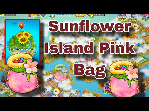 Sunflower Island Pink Bag | Pink Bag on Sunflower Island | Family Island Pink Bags