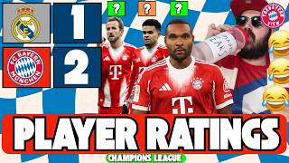 REAL MADRID 1-2 BAYERN MUNICH PLAYER RATINGS
