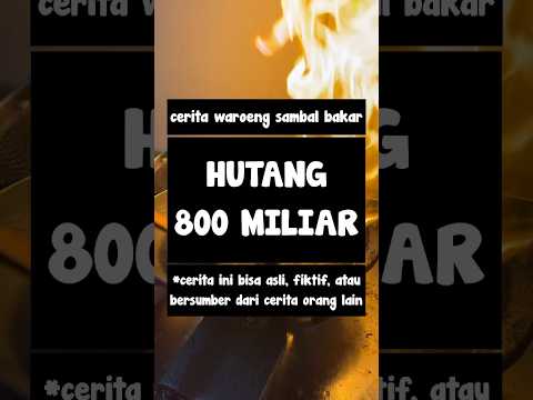 kasir waroeng sambal bakar ditagih hutang 800 MILIAR??😭😭