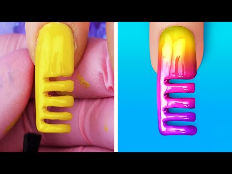 クリエイティブなマニキュアのためのネイルアートデザイン：ステップバイステップのチュートリアル💅