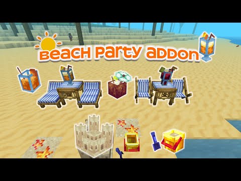 Let's Beach Party [Summer Vacation] 🏖👙☀️🕶️ | Minecraft 1.21.92