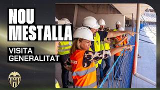 LA GENERALITAT VALENCIANA REALIZA UNA VISITA INSTITUCIONAL AL NOU MESTALLA | VALENCIA CF