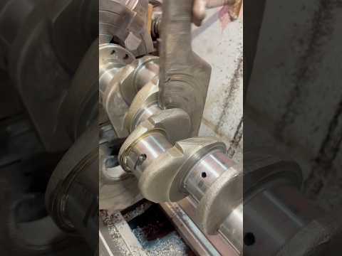 How Crankshaft Polish Like a Pro #shortsfeed #crankshaft #mechanic #shorts #viralshorts