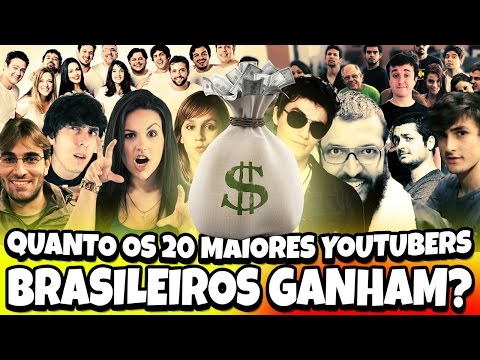 QUANTO OS YOUTUBERS BRASILEIROS GANHAM?