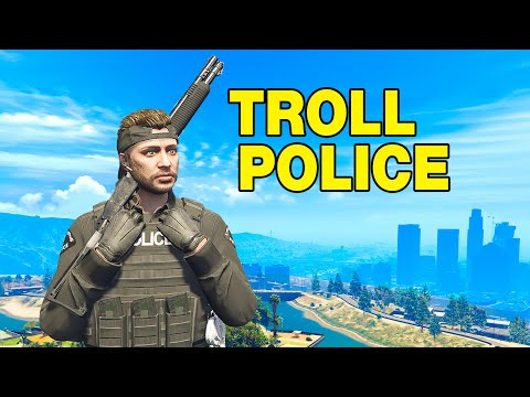 100% TROLL En POLICIER Sur GTA 5 RP