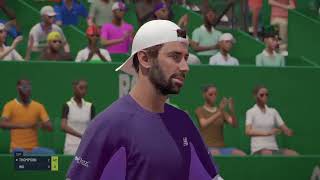 cpu vs cpu. Jordan Thompson vs Hu Wu. Tiebreak. First Round. Group 2