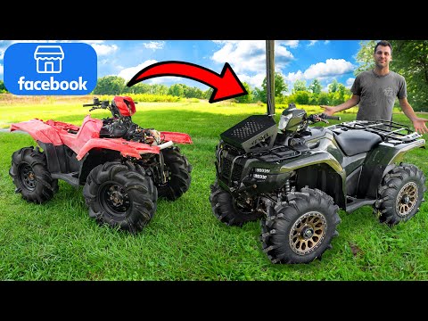 Transforming My CHEAP Facebook Marketplace Fourwheeler! $1,500 (Unclapped)